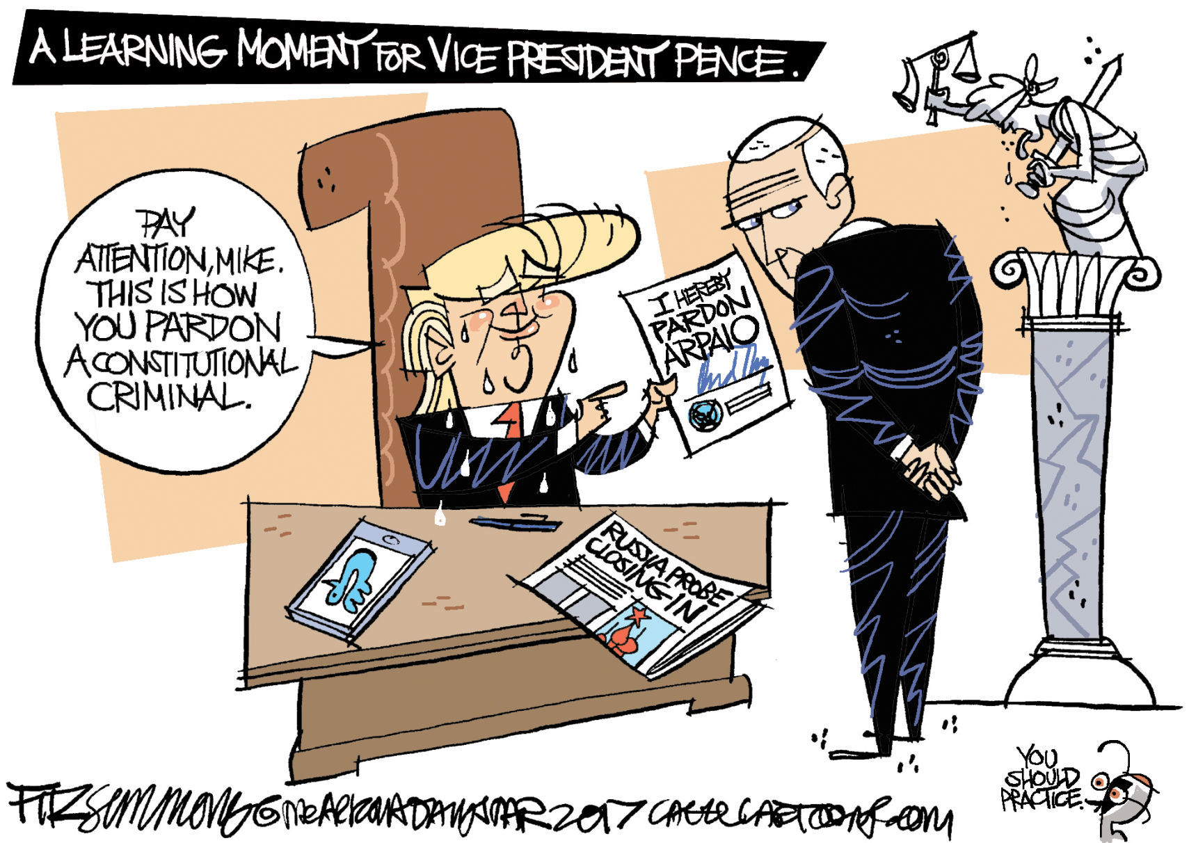 Daily Fitz Cartoon: Arpaio